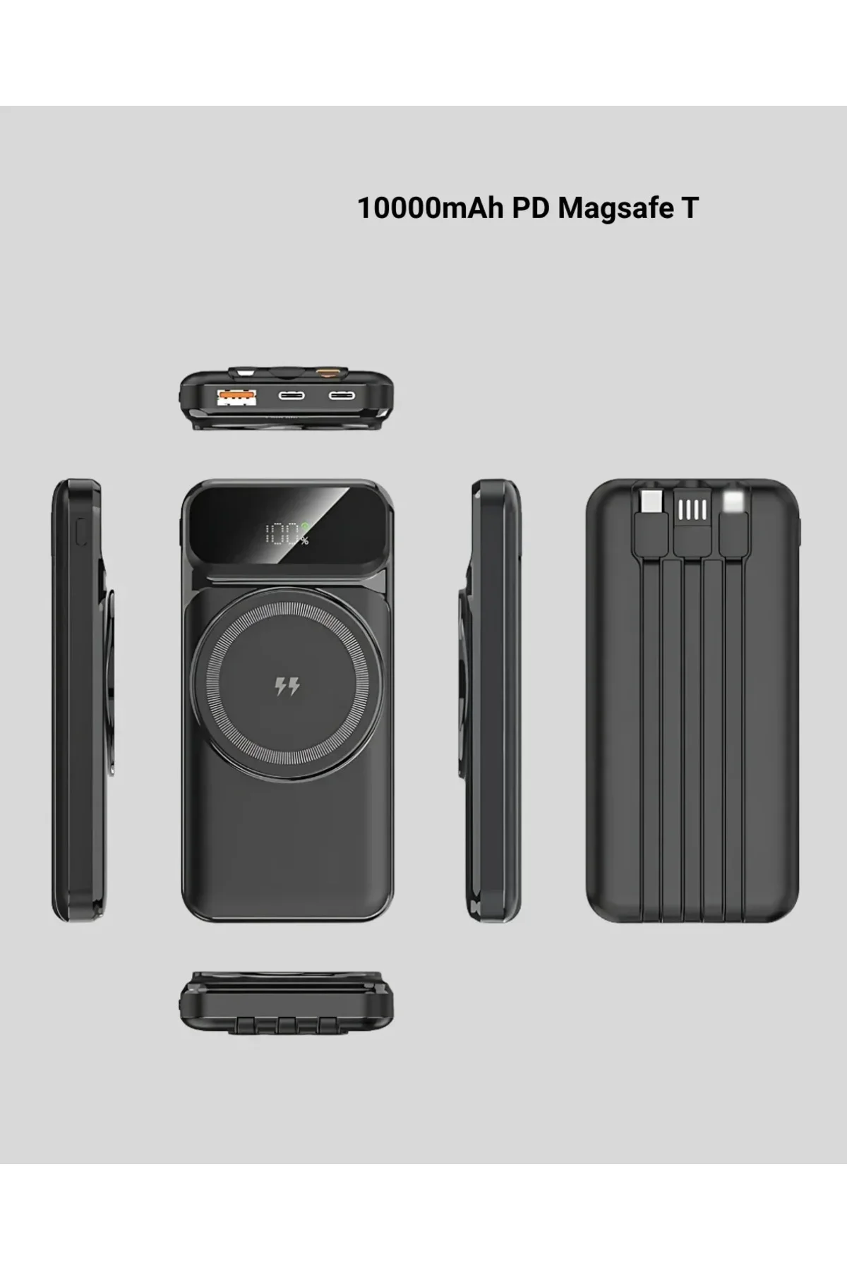 15W Kablosuz Hızlı Şarjlı 10000 mAh Powerbank – Taşınabilir, LED Göstergeli 15W Kablosuz Hızlı Şarjlı 10000 mAh Powerbank – Taşınabilir, LED Göstergeli