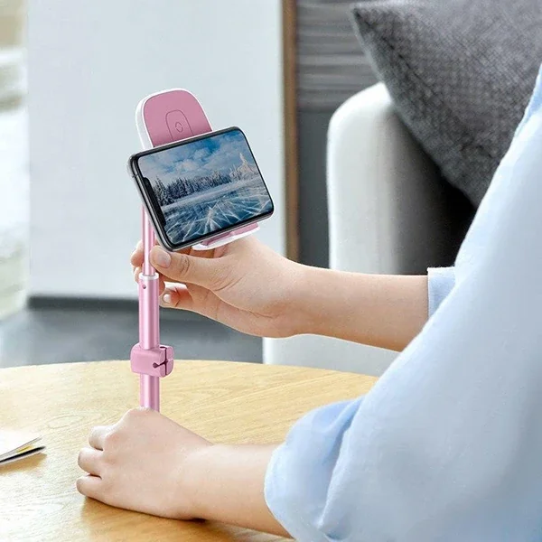 15W Kablosuz Hızlı Şarjlı Masaüstü Telefon Tutucu Standı – Dikey/Yatay Kullanım