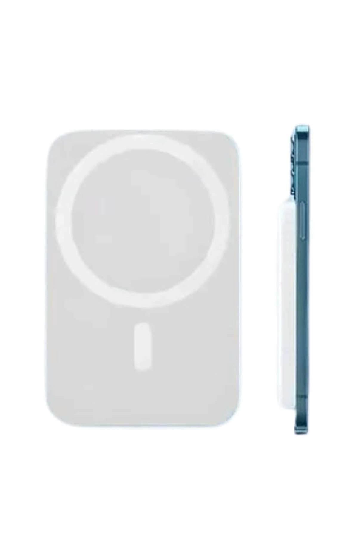15W MagSafe Uyumlu Manyetik Kablosuz Powerbank 5000 mAh