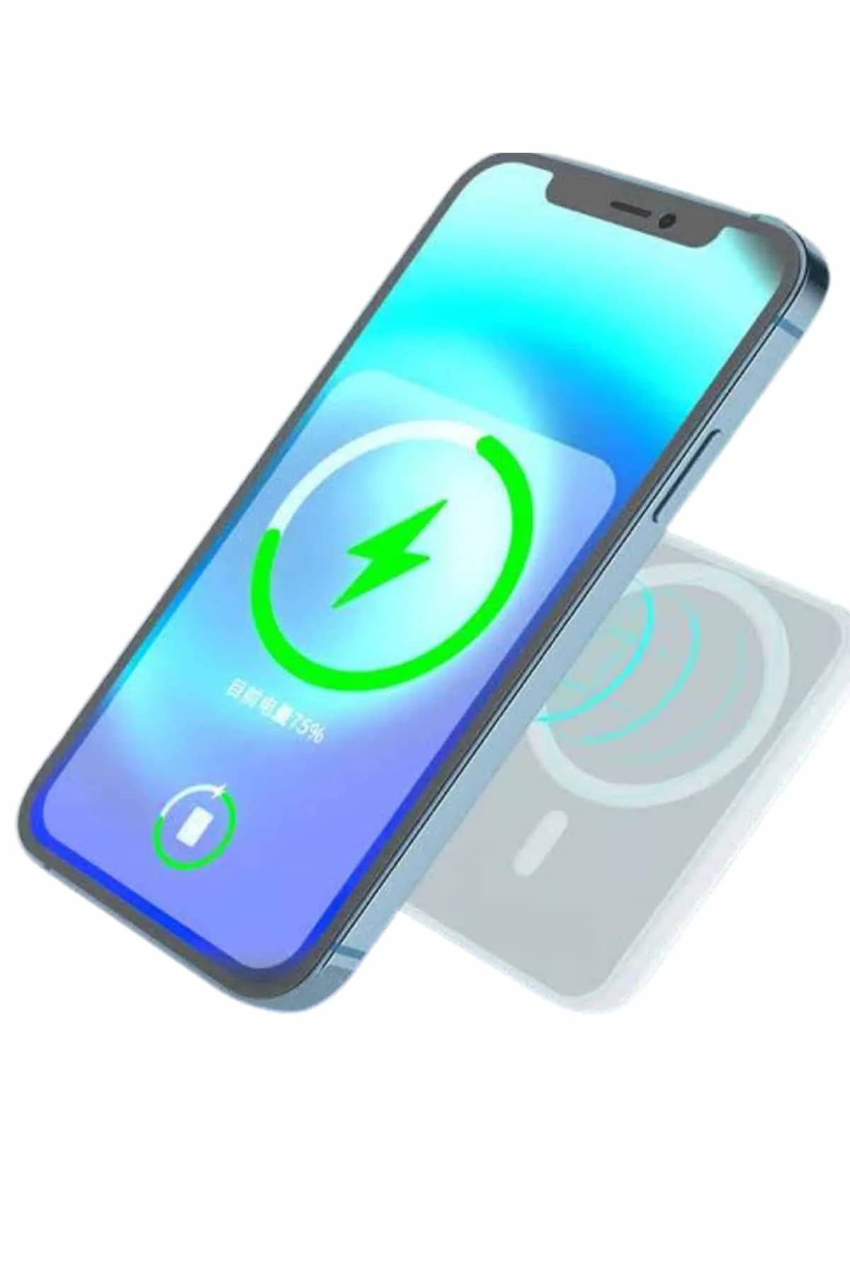 15W MagSafe Uyumlu Manyetik Kablosuz Powerbank 5000 mAh