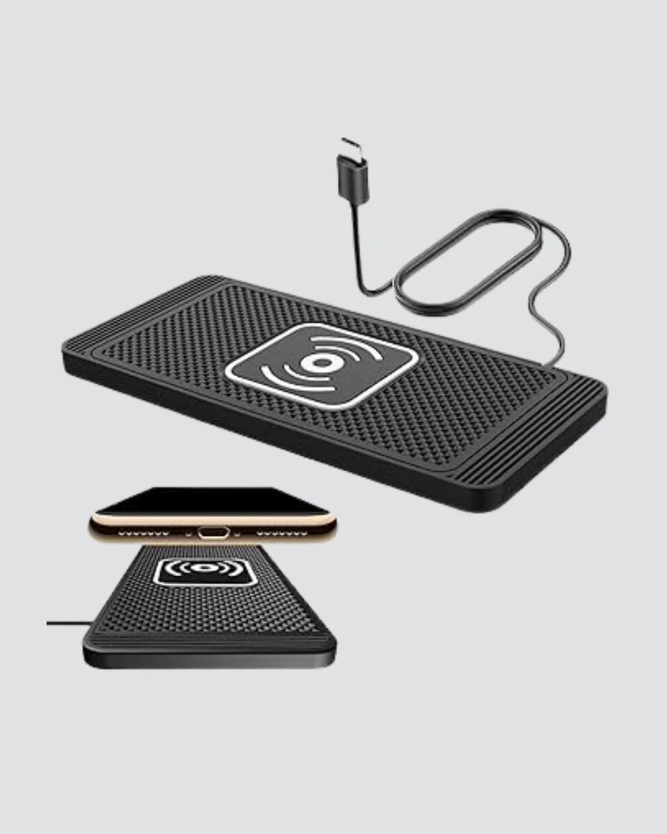 15W Manyetik Kablosuz Şarj Pedi - Araç ve Masa İçin MagSafe Uyumlu Qi Şarj Cihazı