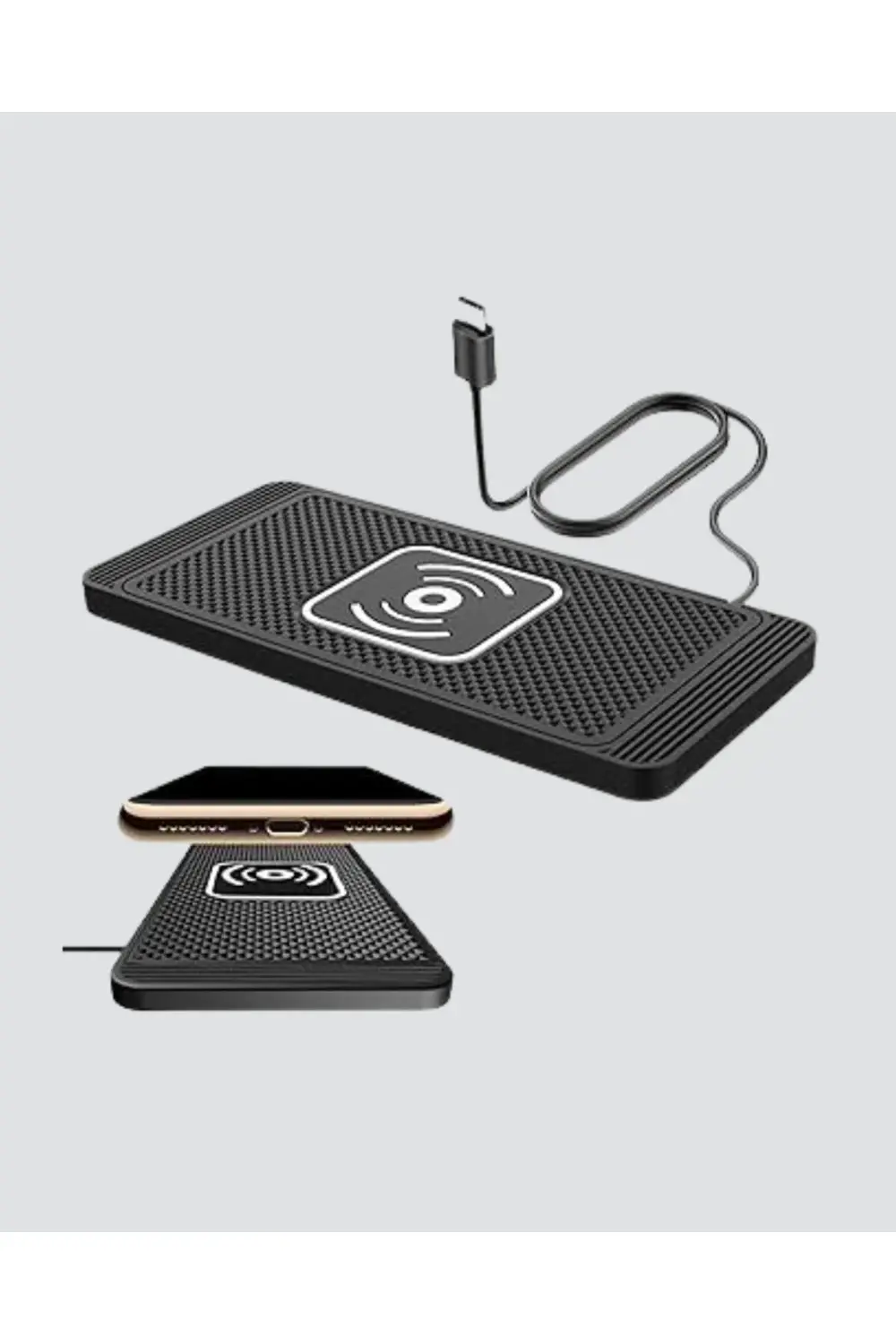 15W Manyetik Kablosuz Şarj Pedi Araç Masa Kullanımına Uygun Qi Şa