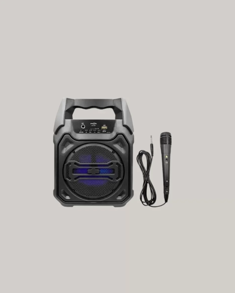 15W Taşınabilir 6.5" Bluetooth Hoparlör - Karaoke ve Müzik Sistemi