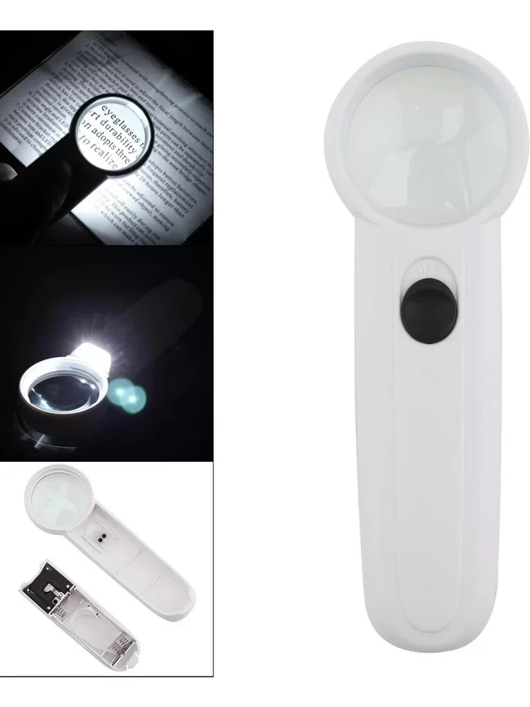 15X Çok Fonksiyonlu 2 Led Işıklı Taşınabilir El Büyüteç ( Lisinya ) 15X Çok Fonksiyonlu 2 Led Işıklı Taşınabilir El Büyüteç ( Lisinya )