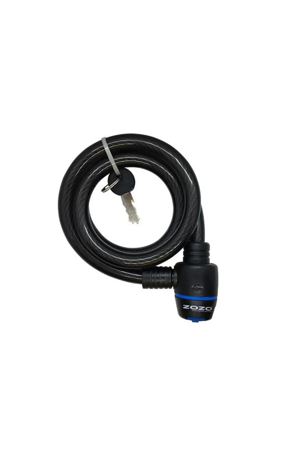 15x1000 Mm Anahtarlı Bisiklet Kilidi Siyah