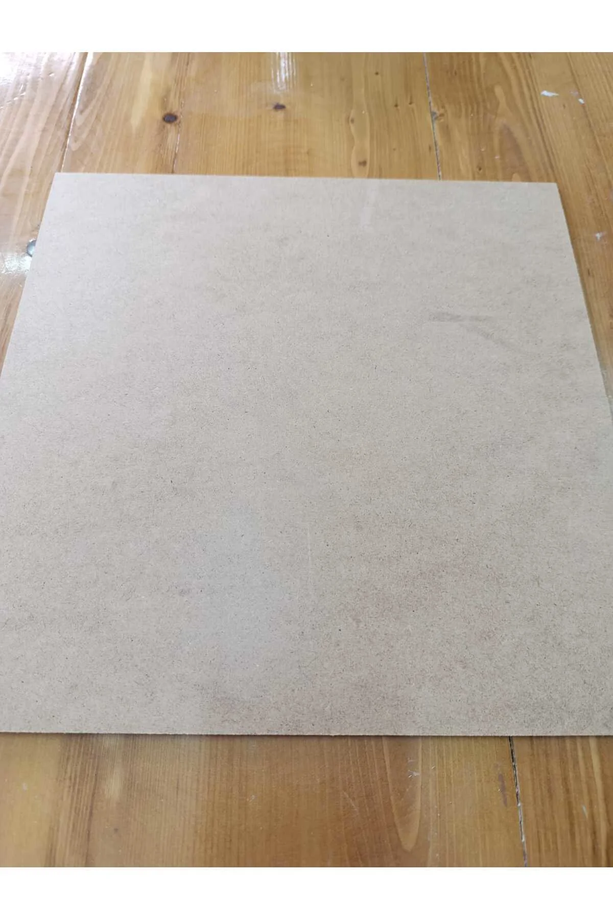 15x15 Cm Beyaz Pasta Altlığı ve Çok Amaçlı Dekoratif MDF Panel - 