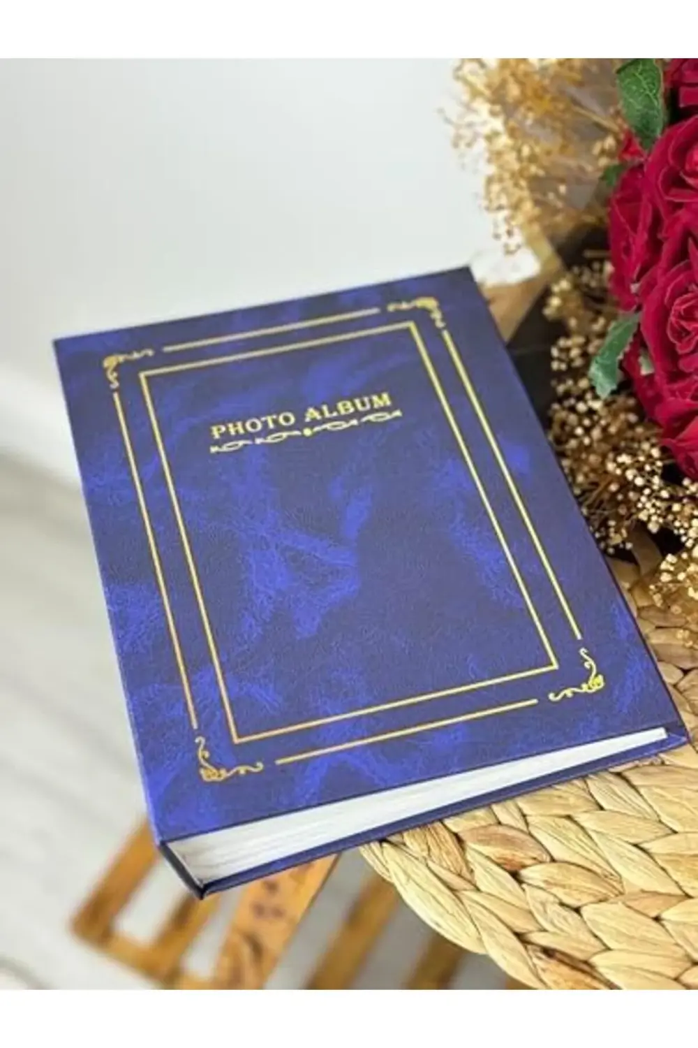 15x21cm 100 Fotoğraf Kapasiteli Ciltbezli Lüks Fotoğraf Albümü 68
