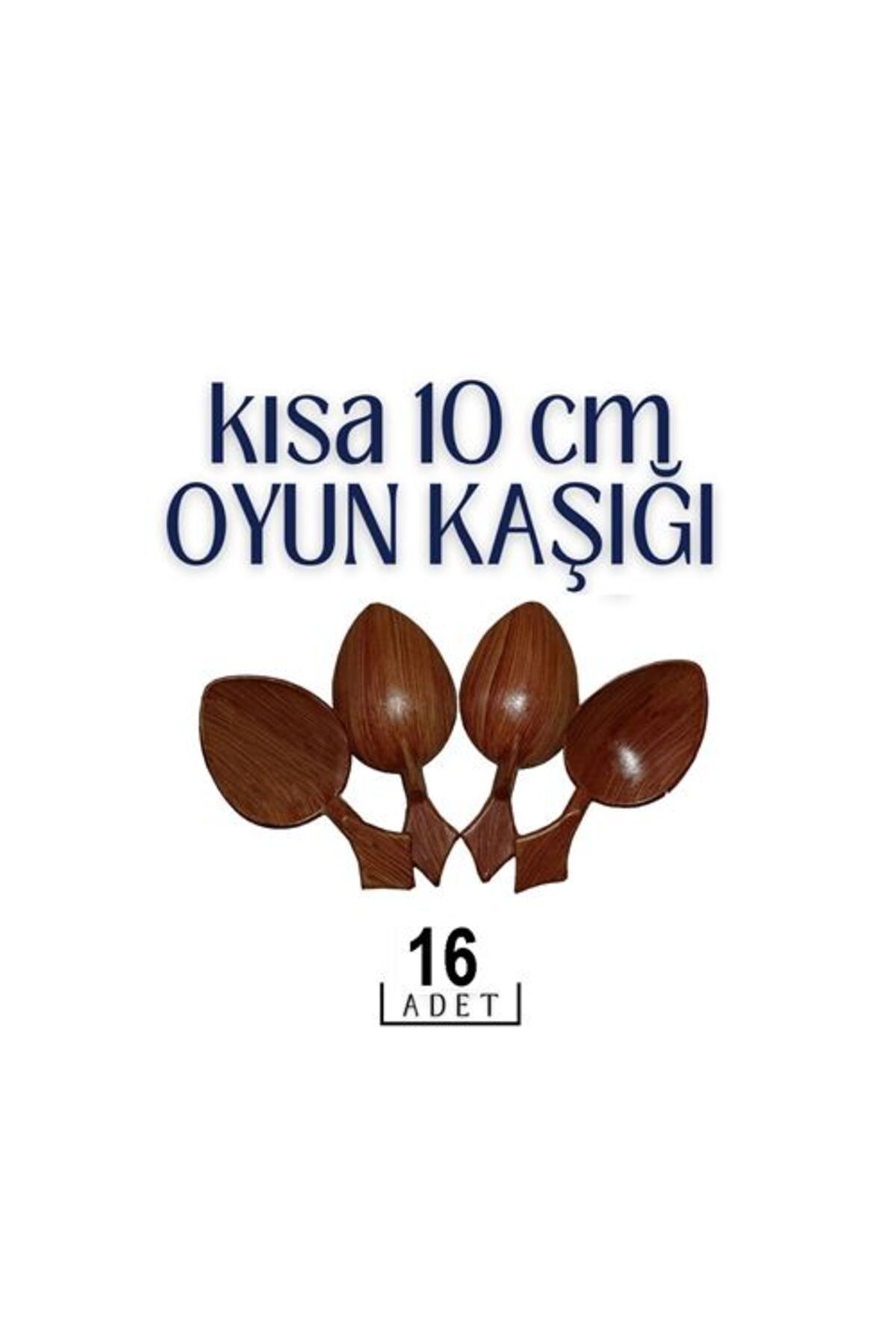Modacar 16 Adet Kisa Oyun Kaşiği 714519 Toptan Paket