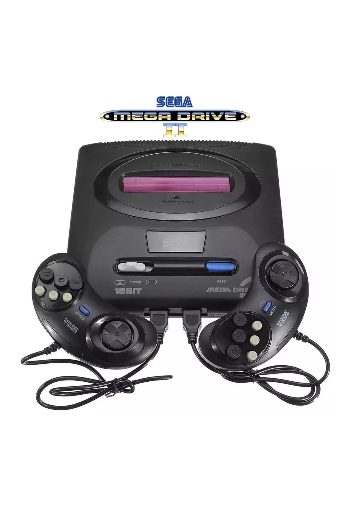 16 bit retro atari oyun konsolu siyah renk bluetooth özelliği yok - Elektronik Diğer