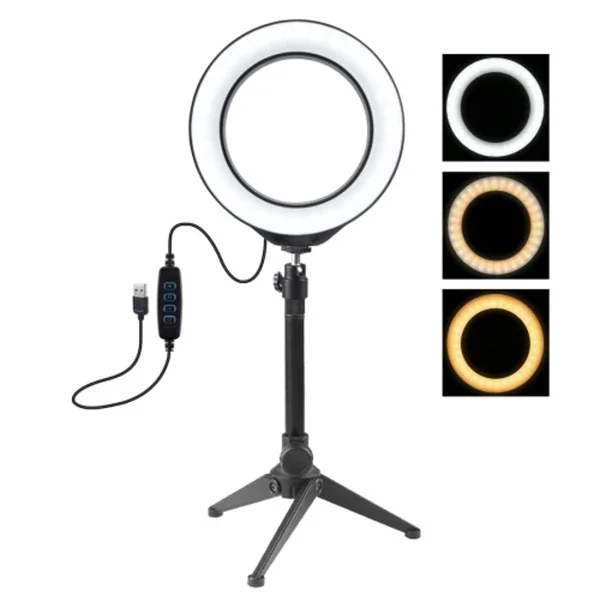 16 cm LED Halka Işık + Tripod - Canlı Yayın & TikTok Makyaj Seti Fiyatı, Yorumları ve Özellikleri