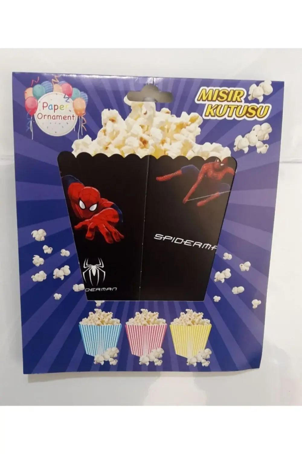 Spiderman 16 Kişilik Örümcek Adam Doğum Günü Parti Malzemeleri Seti