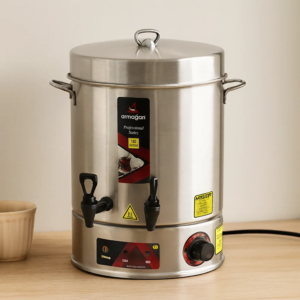 16 L Elektrikli Çay Otomatı - Çift Musluk, 2000W, 160 Bardak Fiyatı, Yorumları ve Özellikleri