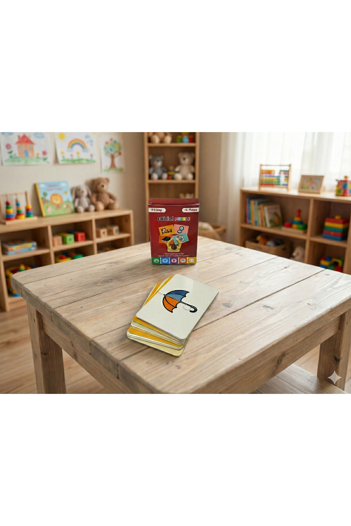 16 Parça Eşyalar Alemi | Zeka Geliştirici Eşleştirme Puzzle Eğiti