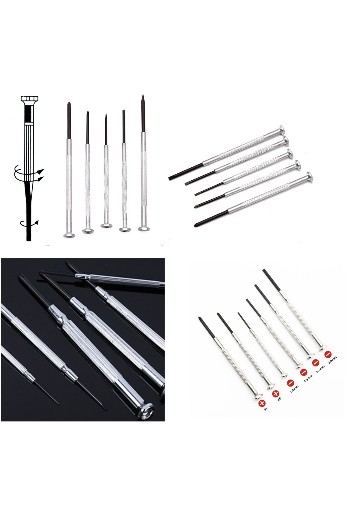 Ok Aksesuar 16 Parça Hassas Tornavida Seti Saatçi Ve Telefoncu Tornavidası Go