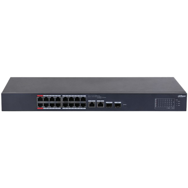 Dahua 16 Port 100Mbps Cloud Poe (Cs4218-16Et-135)