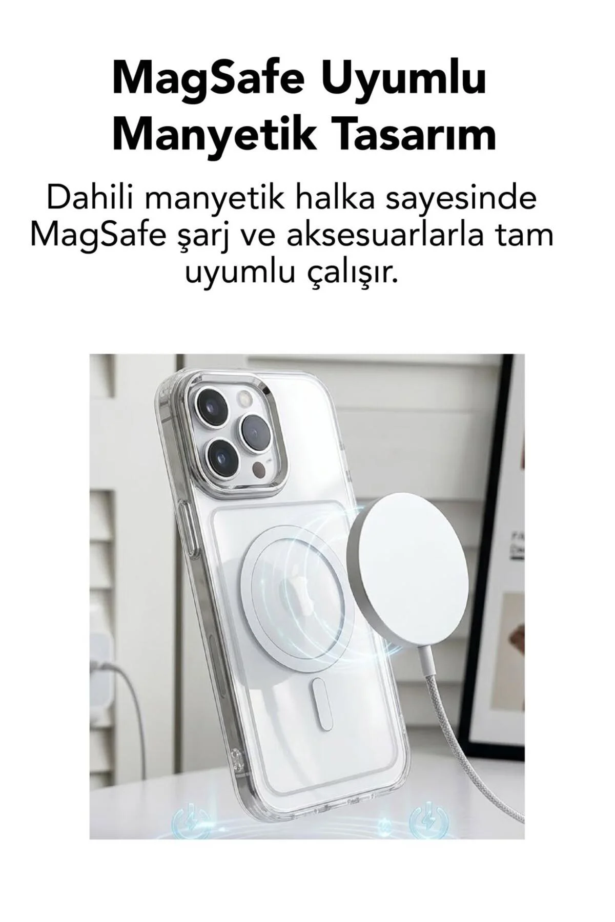 16 Pro Uyumlu Premium Magsafe Kapak Renkli Metal Tuş Metal Kamera Çerçeve Hoparlör Filtreli