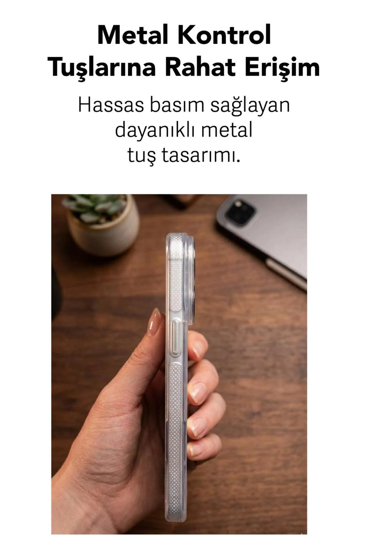 16 Pro Uyumlu Premium Magsafe Kapak Renkli Metal Tuş Metal Kamera Çerçeve Hoparlör Filtreli