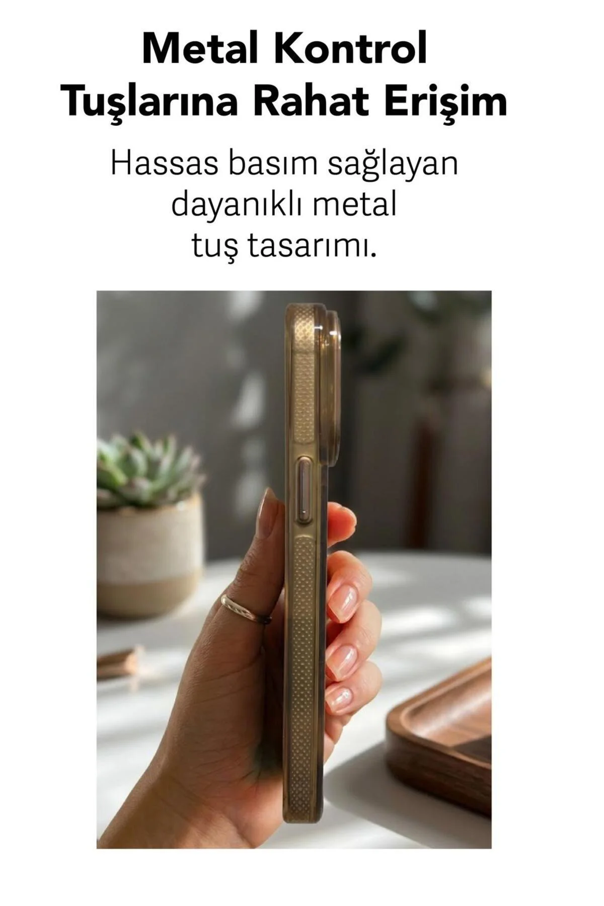 16 Pro Uyumlu Premium Magsafe Kapak Renkli Metal Tuş Metal Kamera Çerçeve Hoparlör Filtreli
