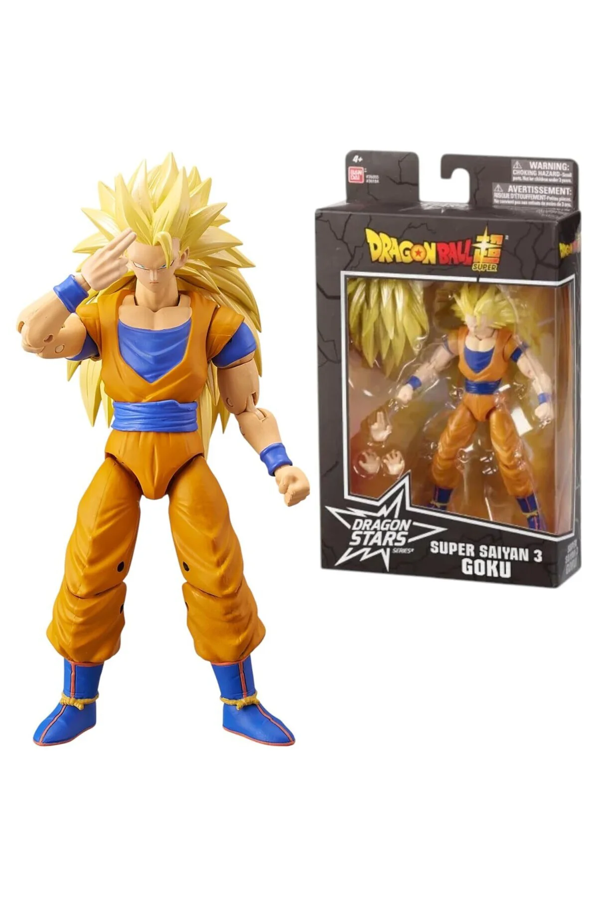 16 Santimetre Dragon Ball Super Saiyan 3 Goku Poz Verilebilir Figür - Dragon Stars