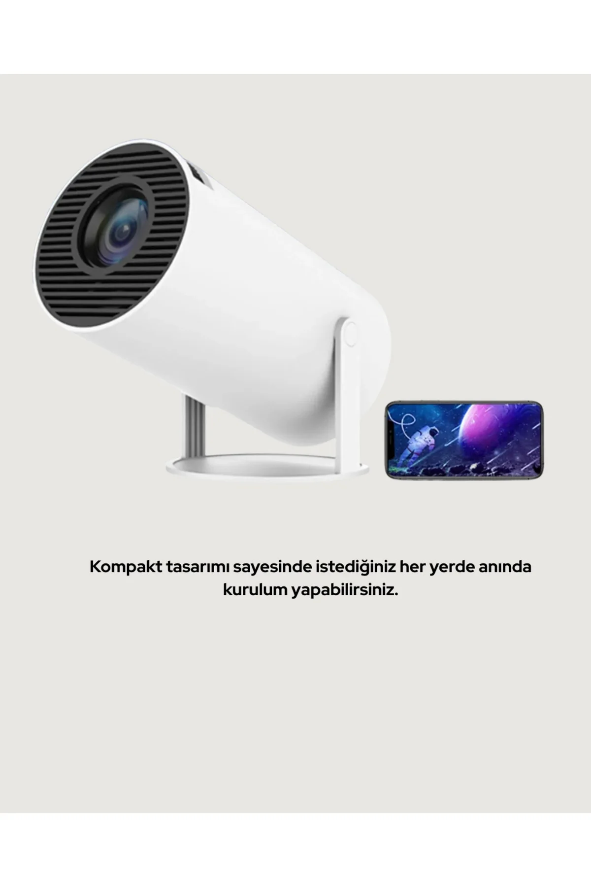 160 ANSI Lümen Parlaklığa Sahip Geniş Ekran Projeksiyon