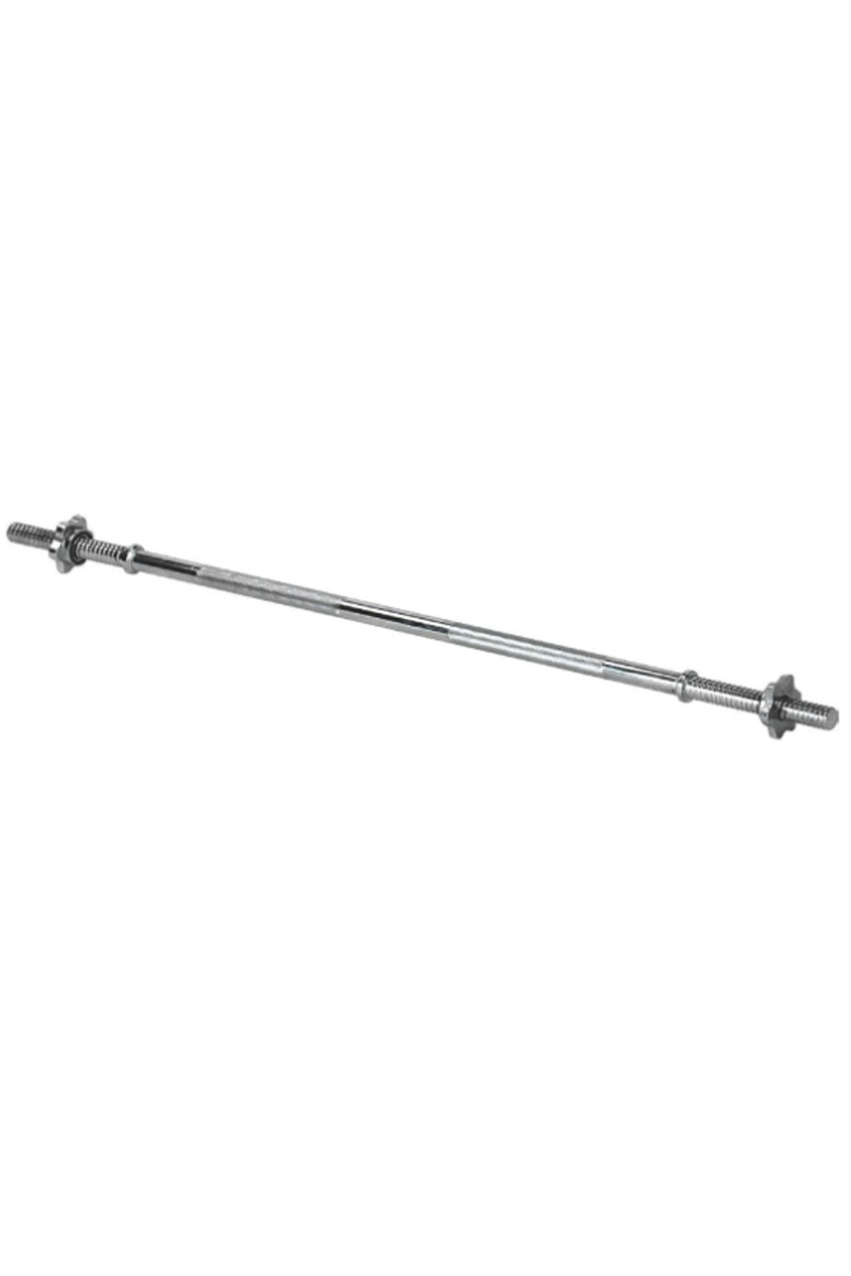 Delta 160 Cm Krom Halter Barı | Plaka İçin Bar , İçi Dolu Uzun Ağırlık