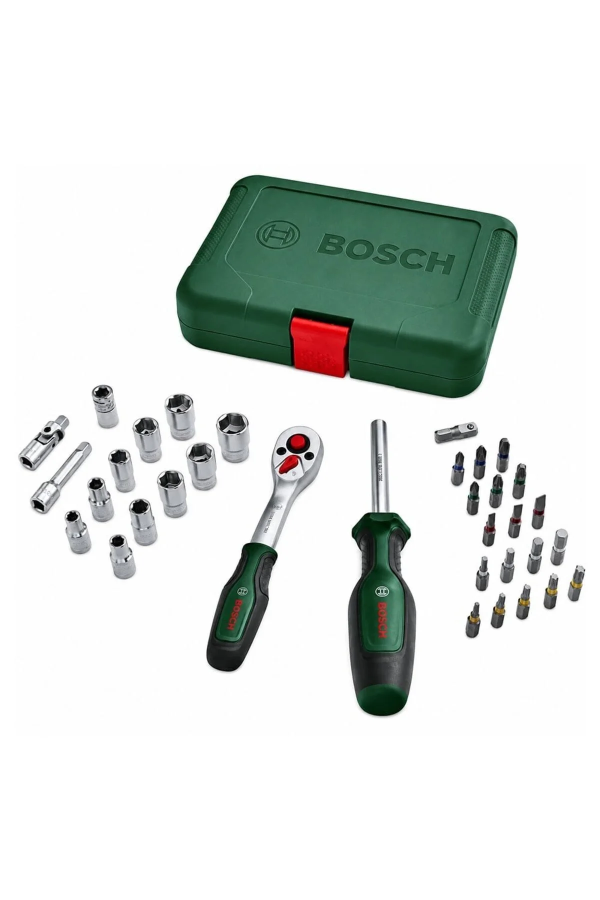 1600A02BY1 1/4 Altı Köşe Lokma Takımı ve Cırcırlı Tornavida Set 34 Parça - Görsel 2