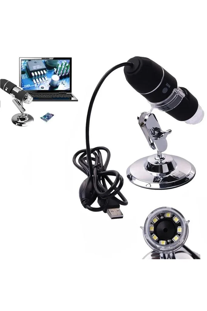 1600x USB Dijital Mikroskop - 8 LED Aydınlatmalı Metal Standlı Endoskop Fiyatı, Yorumları ve Özellikleri