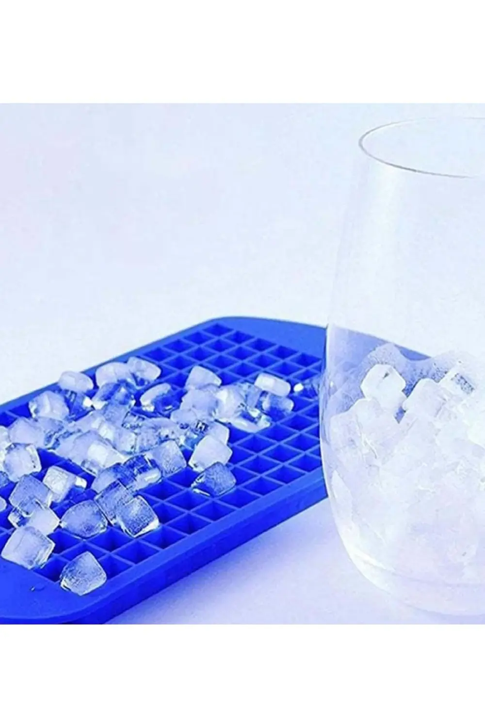 160'lı Mini Buz Kalıbı İçecek Kokteyl Buzu Mini Kare Kırık Buz Bu