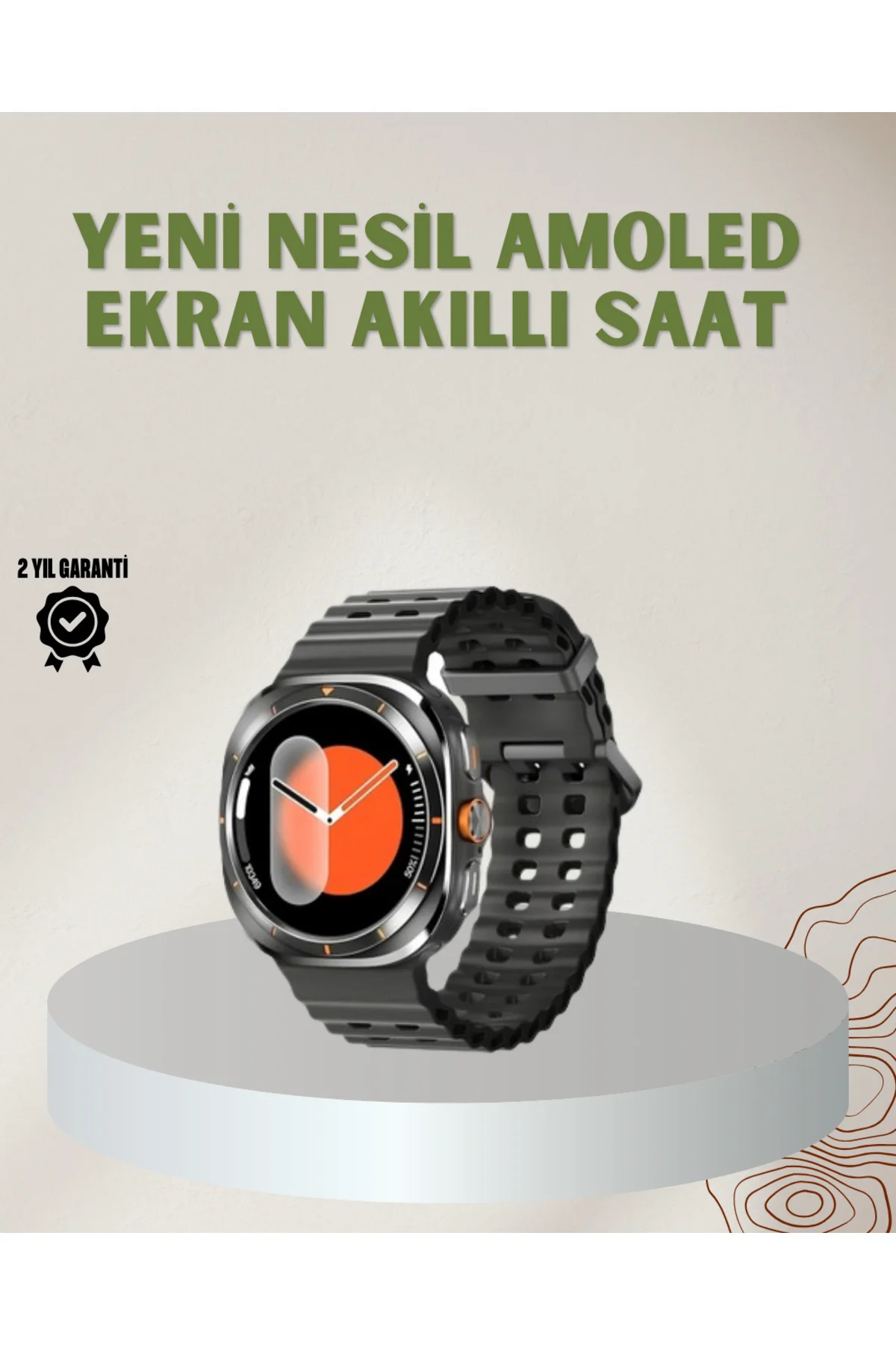 1.62 İnç Akıllı Saat Arama Özellikli Sağlık ve Spor Takibi