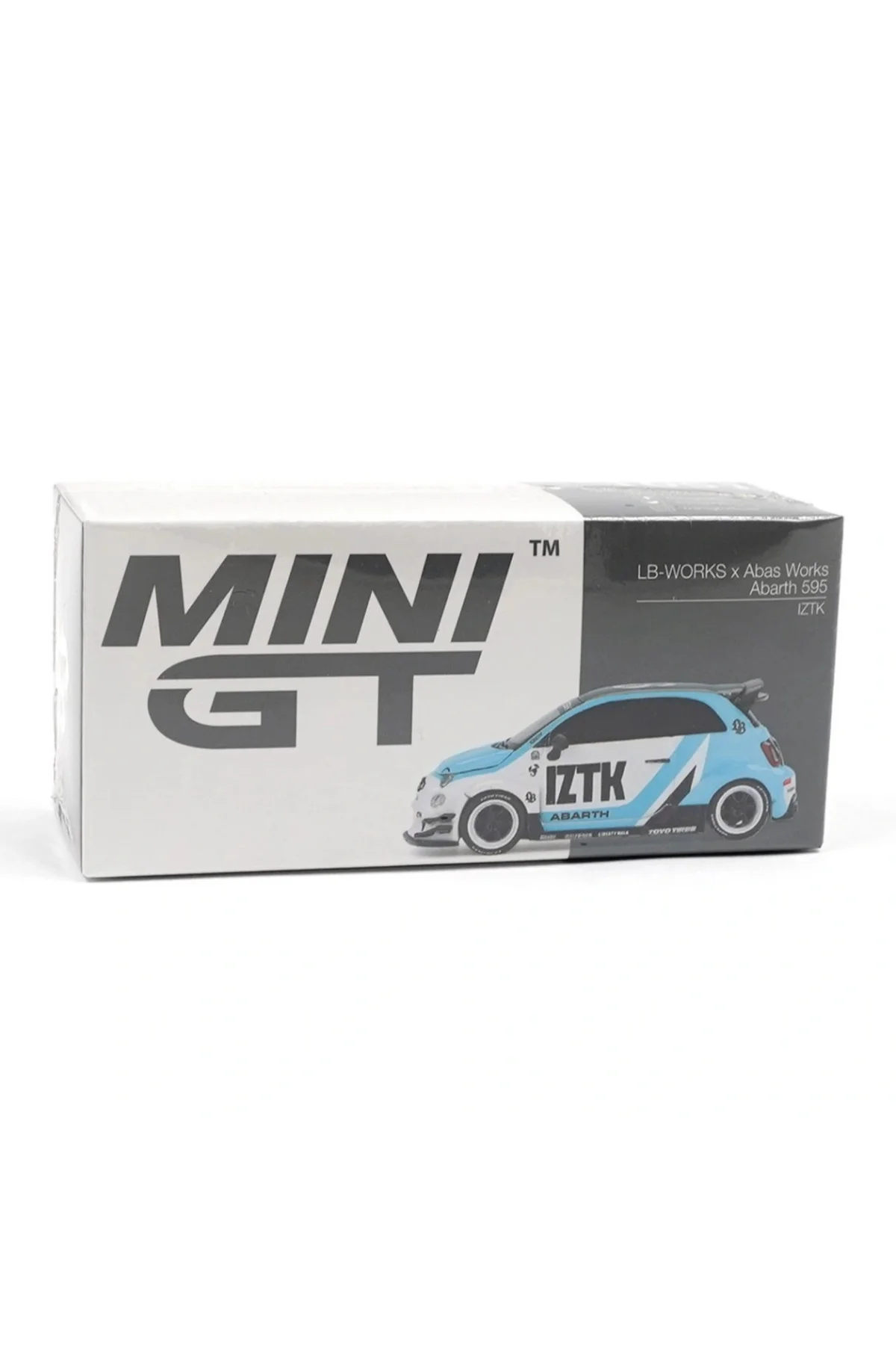 1/64 Abarth 595 LB-WORKS x Abas Works IZTK Model Araç