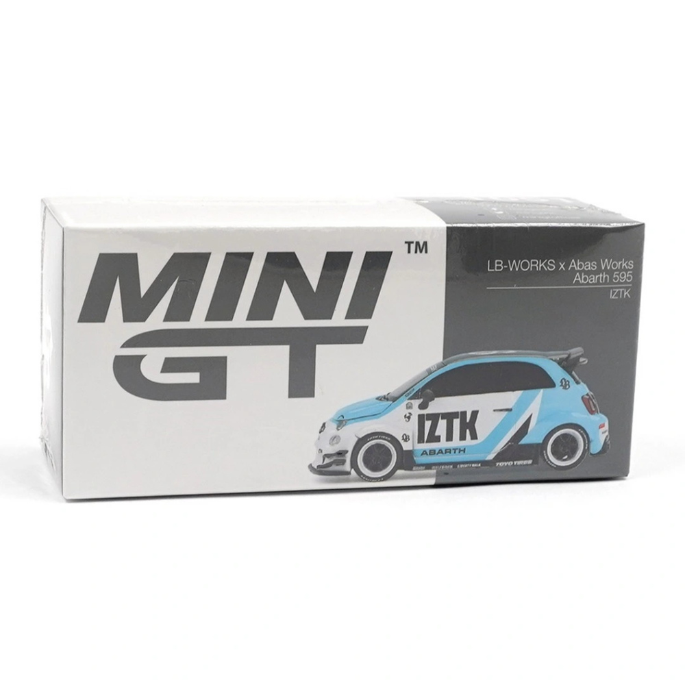 1/64 Abarth 595 LB-WORKS x Abas Works IZTK Model Araç