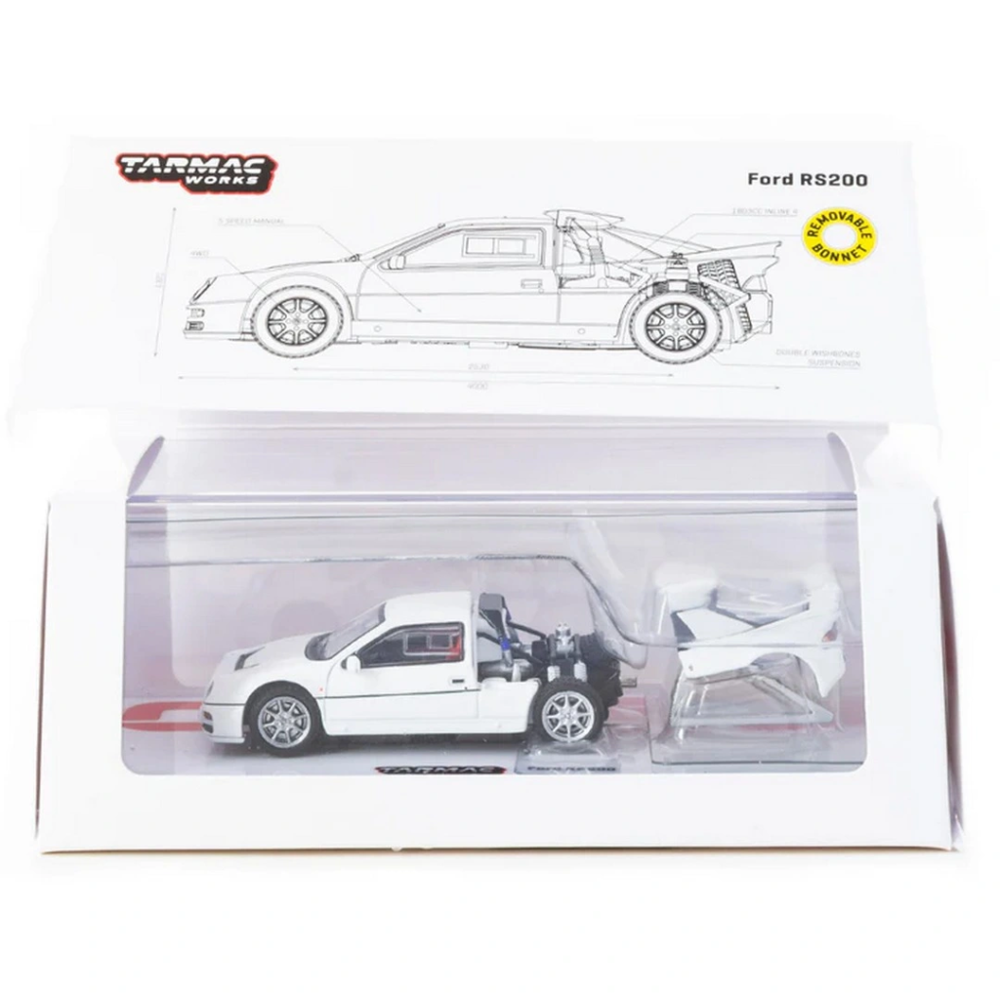 1/64 Ford RS200 White Model Araç 1/64 Ford RS200 White Model Araç