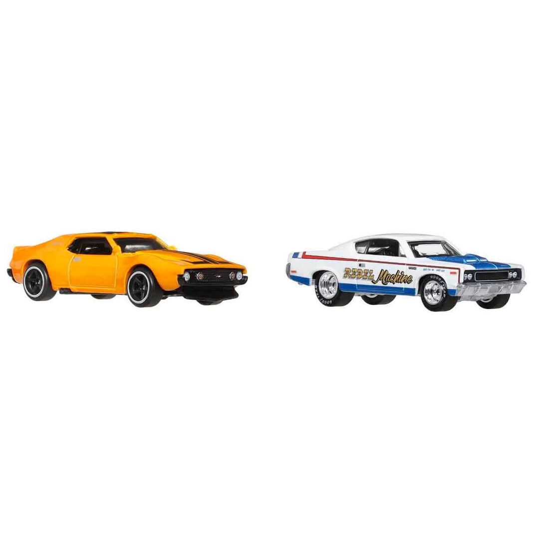 1:64 Hot Wheels Premium Car Culture 2'li 71 Amc Javelin Ve Amc Re