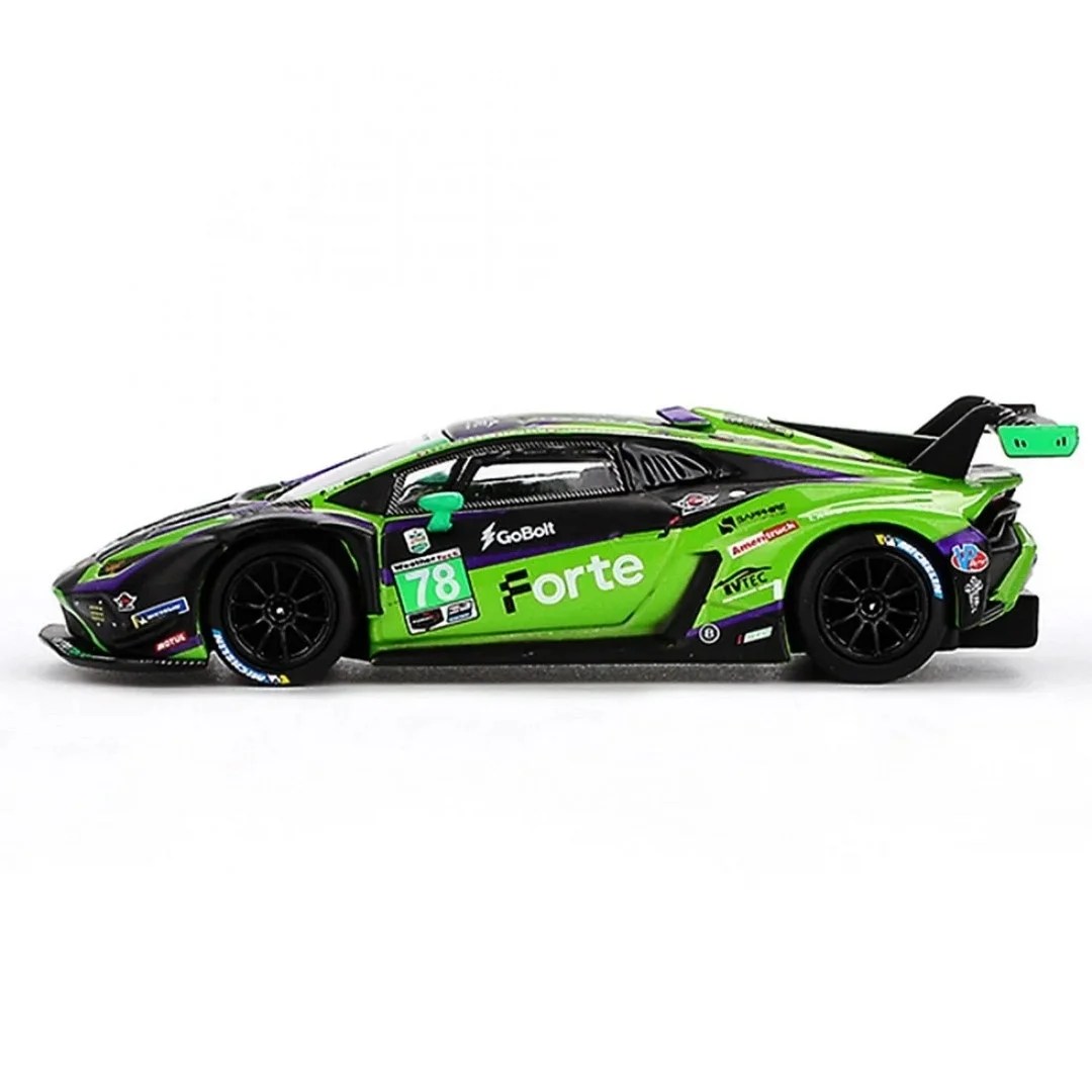 1/64 Lamborghini Huracán GT3 EVO2 Forte Racing 2024 IMSA Daytona 24 Hrs - Blister Paket