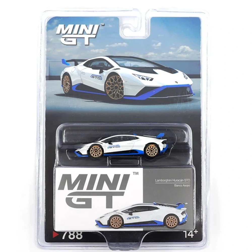 1/64 Lamborghini Huracán STO Bianco Asopo - Blister Paket 1/64 Lamborghini Huracán STO Bianco Asopo - Blister Paket
