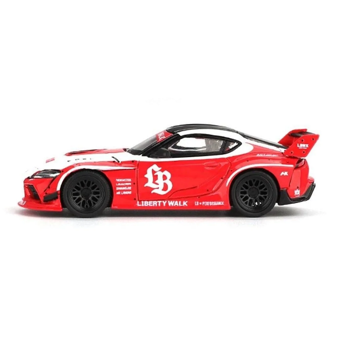 1/64 LB-WORKS Toyota GR Supra Red/White - Blister Paket MGT01103-BL