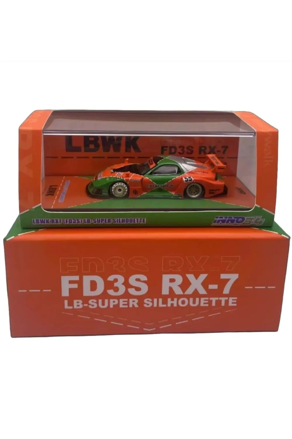 1/64 LBWK RX7 (FD3S) LB-SUPER SİLHOUTTE MODEL ARABA