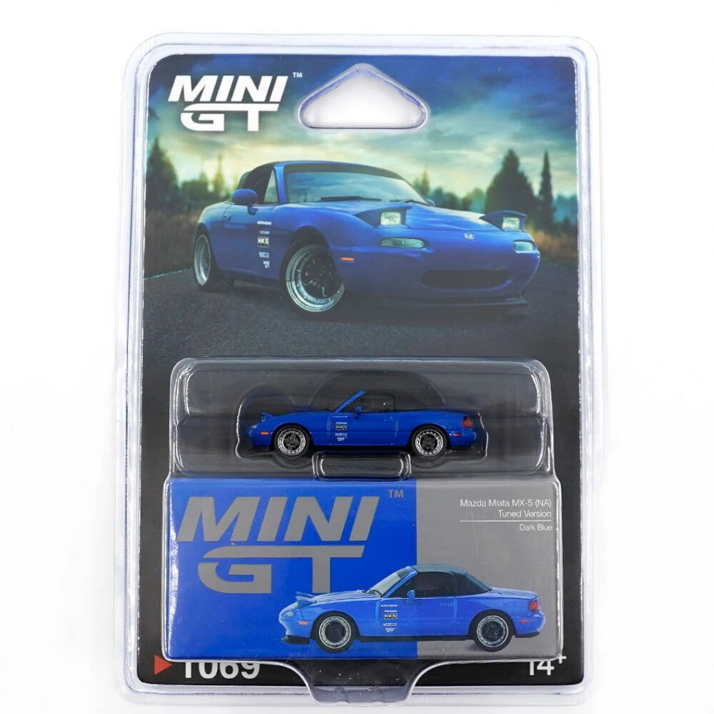 1/64 Mazda Miata MX-5 (NA) Tuned Version Dark Blue - Blister Pake 1/64 Mazda Miata MX-5 (NA) Tuned Version Dark Blue - Blister Pake