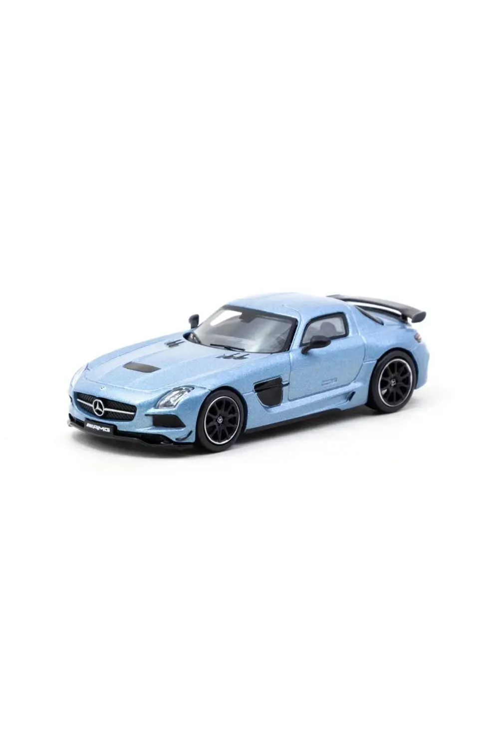 1/64 Mercedes-Benz SLS AMG Coupé Black Series Matte Blue - GLOBAL