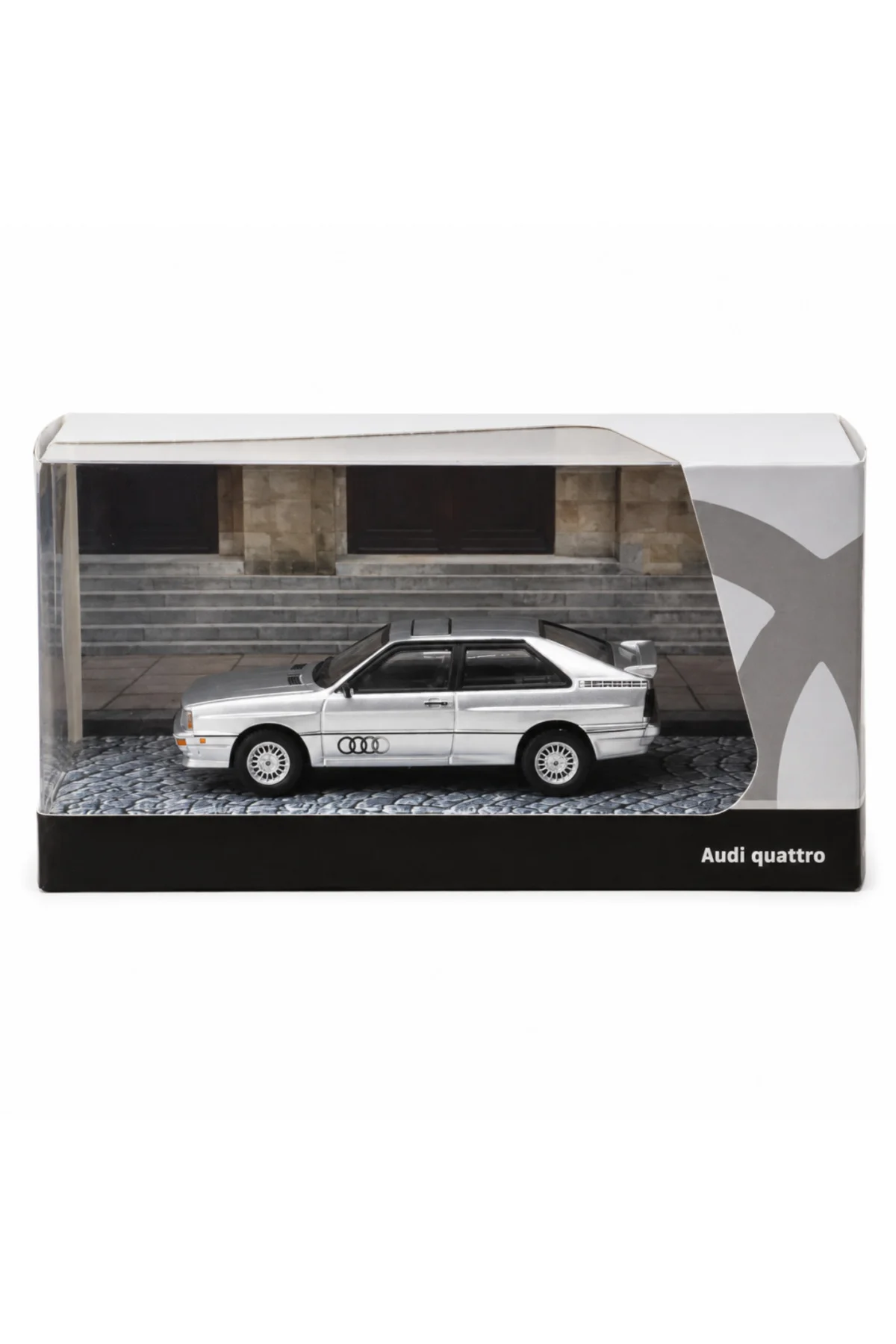 1/64 Model Araç Audi Quattro Silver - Schuco X - Görsel 3
