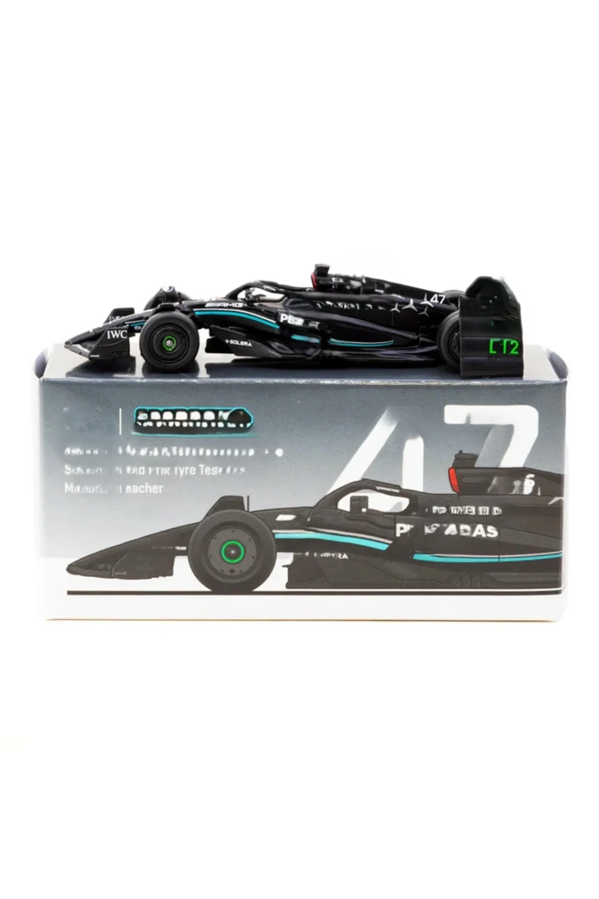 1/64 MODEL ARAÇ F1 W14 E Spanish Grand Prix Tyre Testing 2023