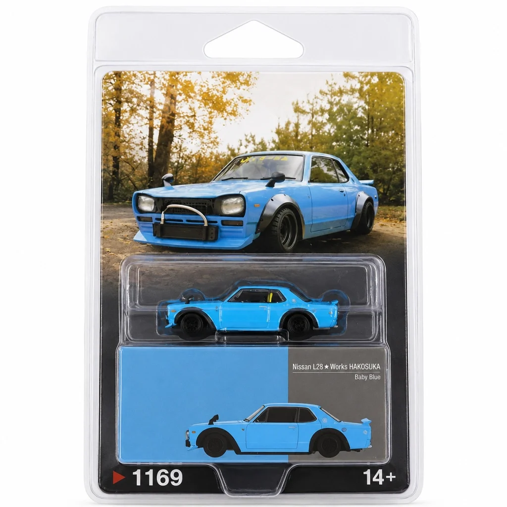 1/64 Model Araç LBWorks HAKOSUKA Baby Blue - Blister Paket Fiyatı, Yorumları ve Özellikleri
