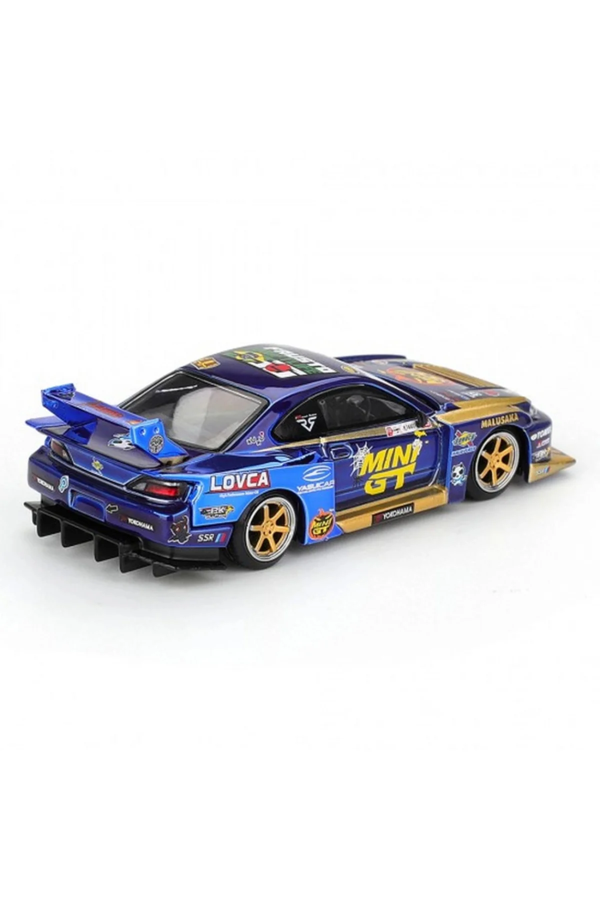 1/64 MODEL ARAÇ S15 SILVIA Team MINI GT Liberty Walk 2025 Formula Drift Halloween Special - Görsel 2