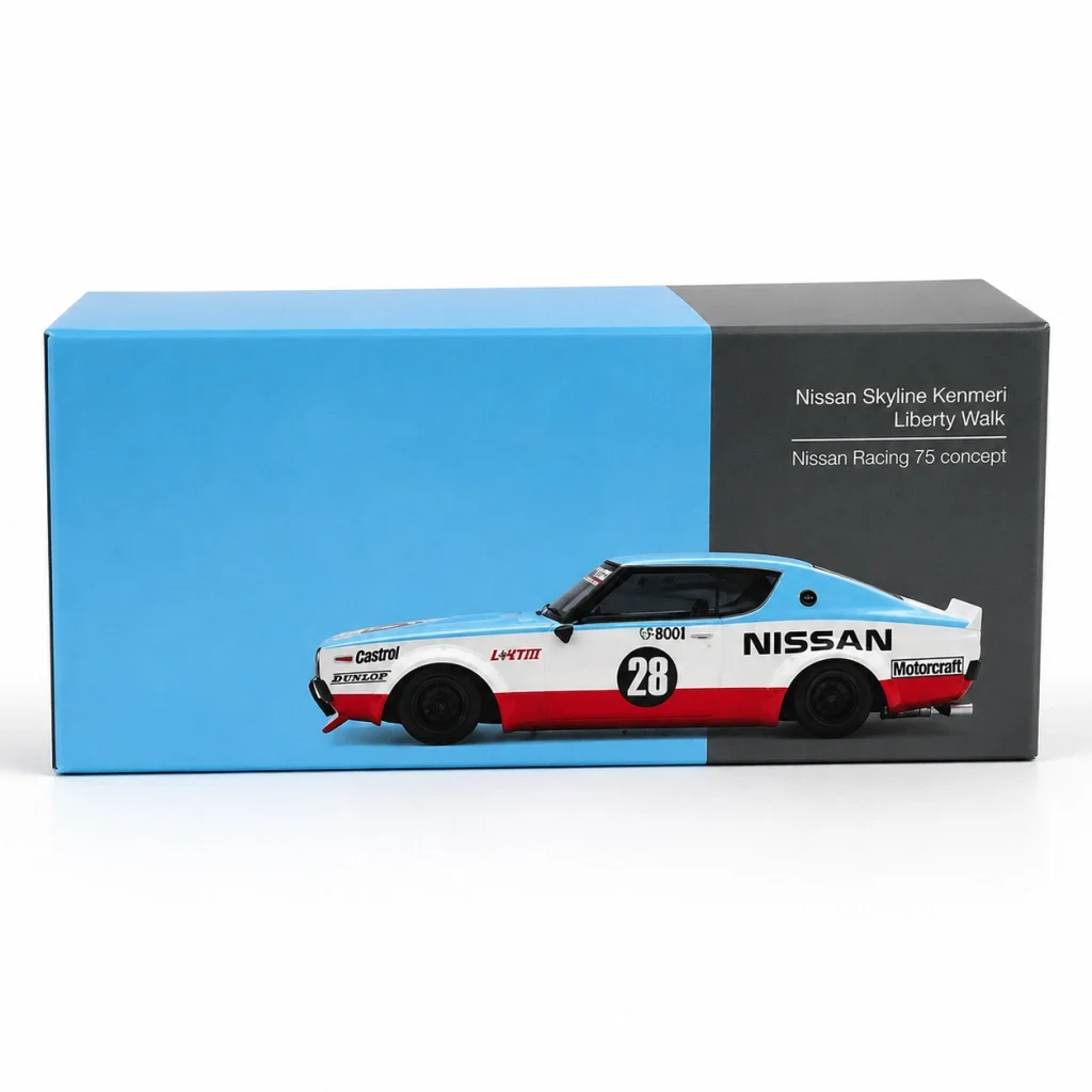 1/64 Model Araç Skyline Kenmeri Liberty Walk Racing '75 concept 1/64 Model Araç Skyline Kenmeri Liberty Walk Racing '75 concept