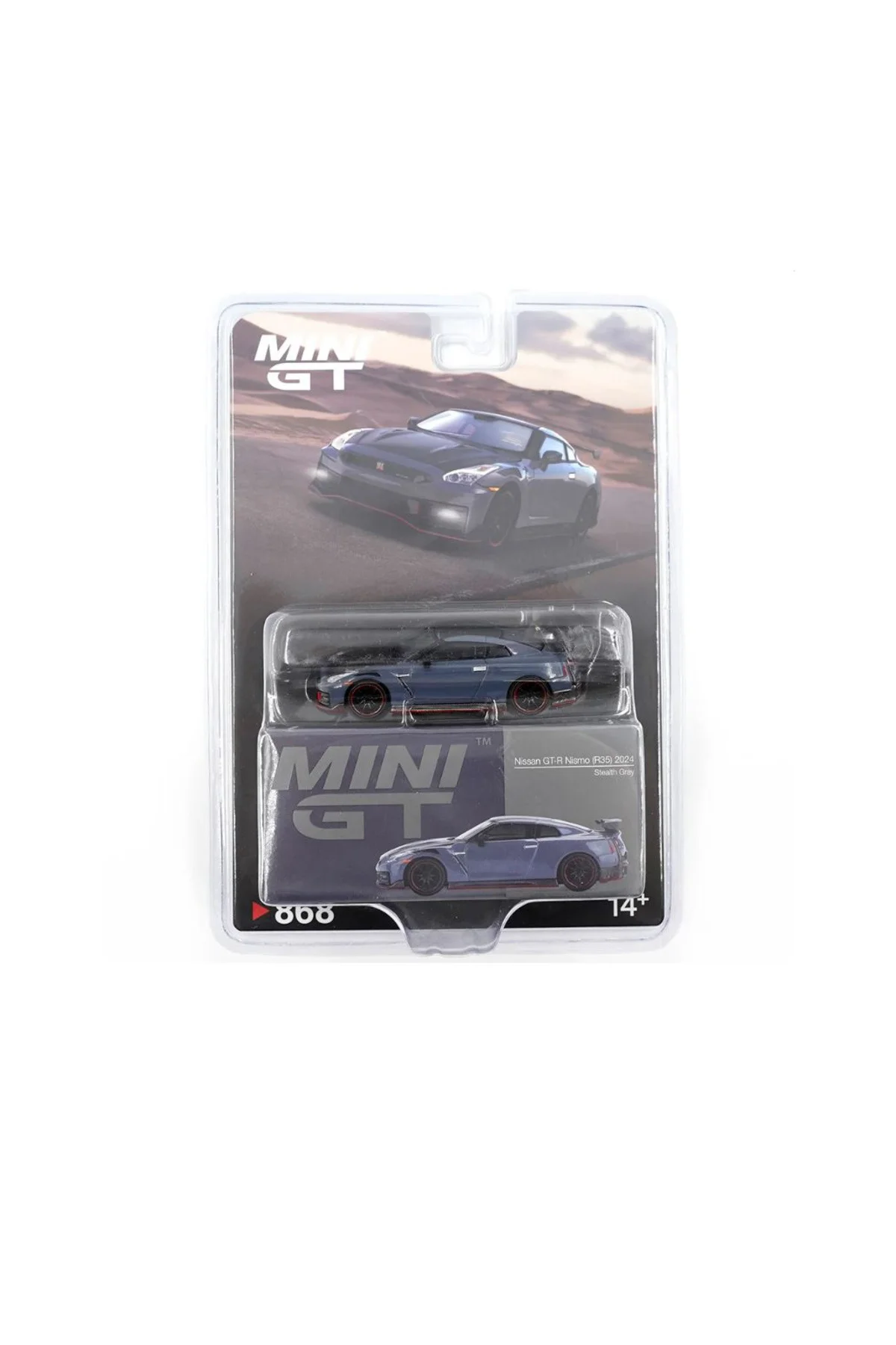 1/64 Nissan GT-R Nismo 2024 NISMO Stealth Gray - Blister Paket MG