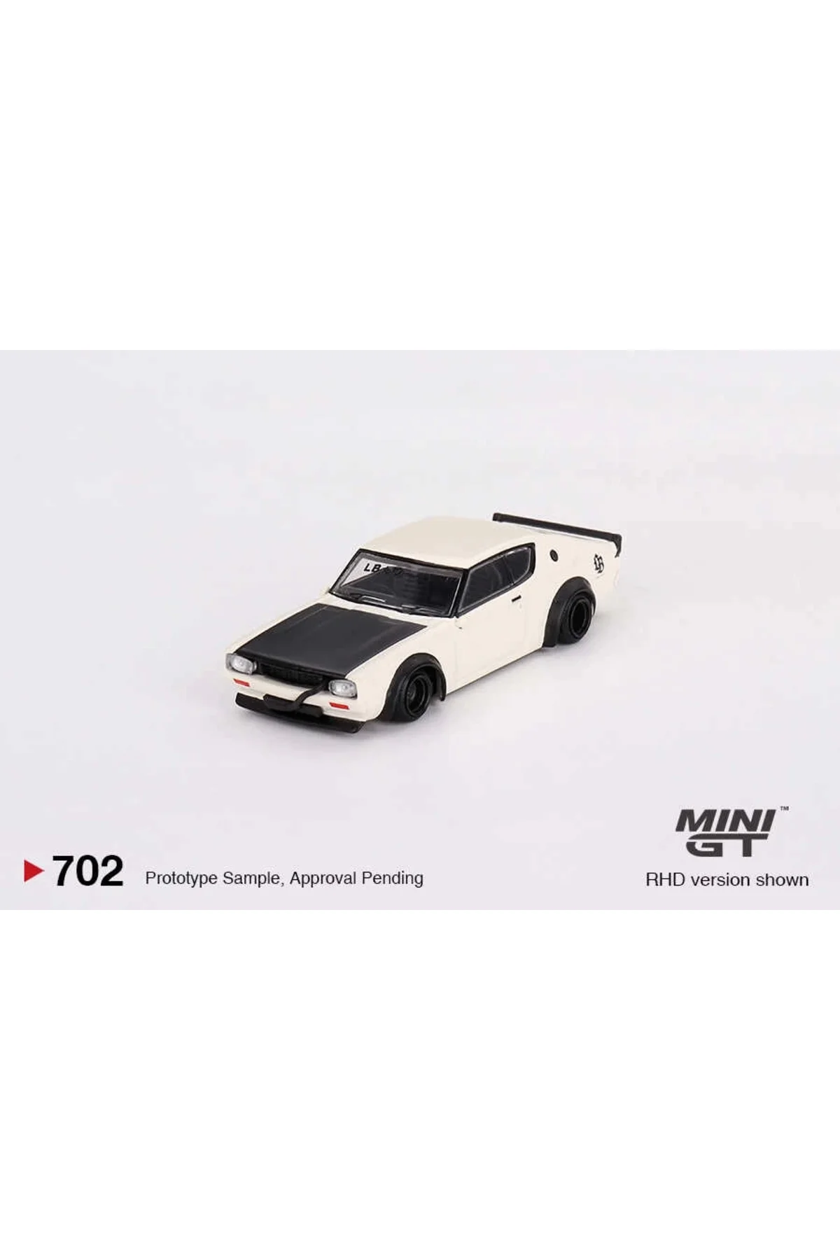 1/64 Nissan Skyline Kenmeri Liberty Walk White Mgt00702