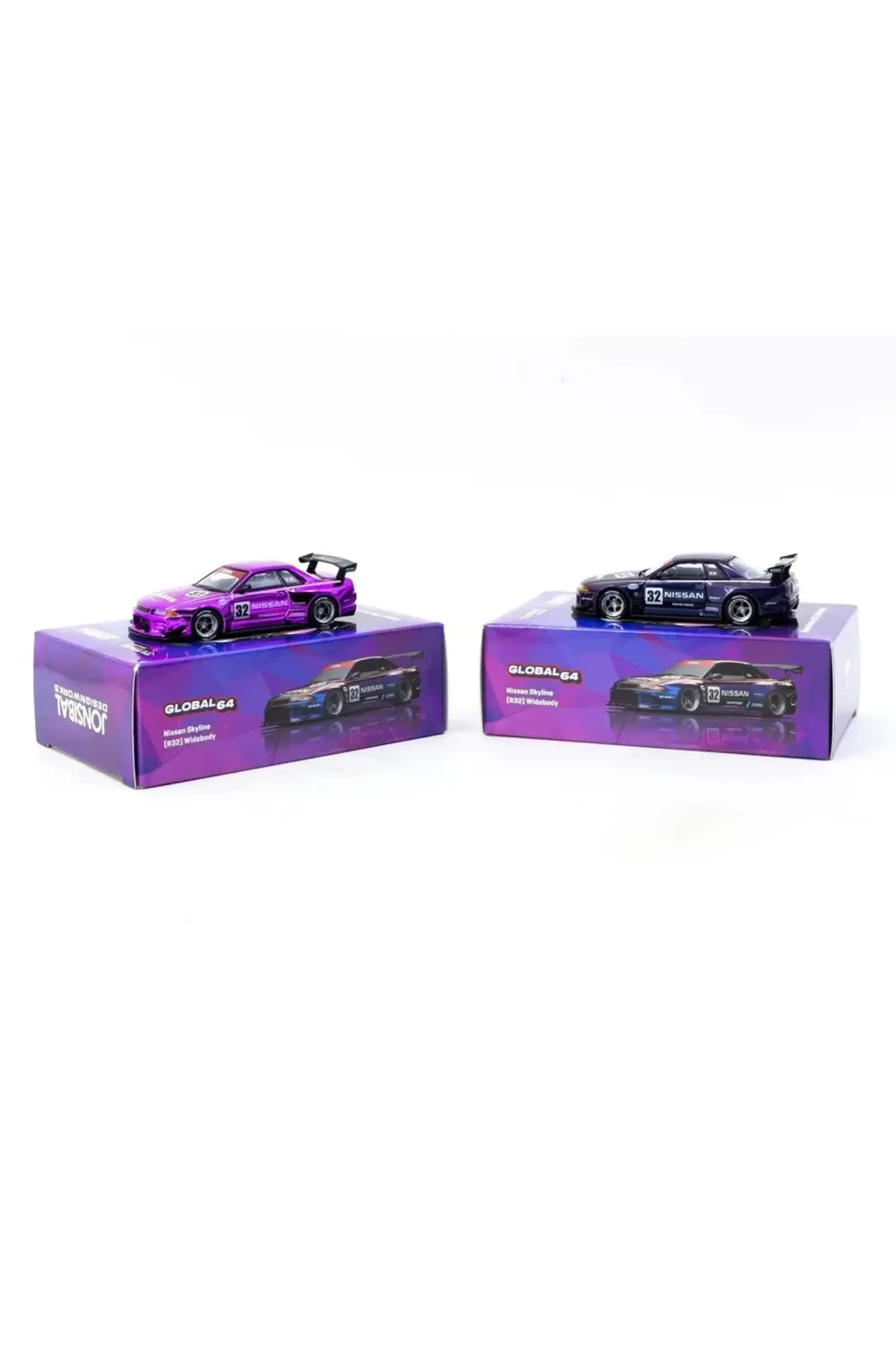 1/64 Nissan Skyline (R32) Widebody Midnight Purple - Designed by