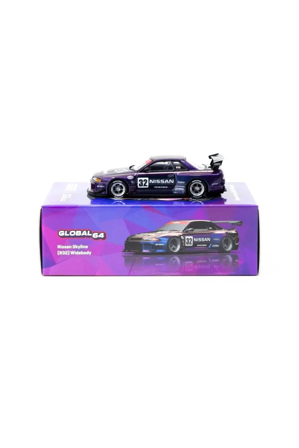 1/64 Nissan Skyline (R32) Widebody Midnight Purple - Designed by