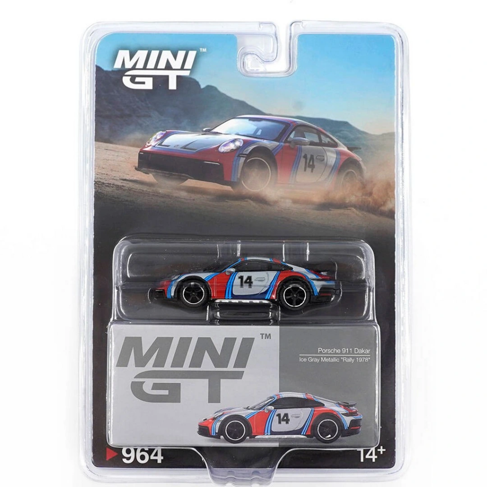 1/64 Porsche 911 Dakar Ice Grey Metallic "Rally 1978" - Blister P 1/64 Porsche 911 Dakar Ice Grey Metallic "Rally 1978" - Blister P