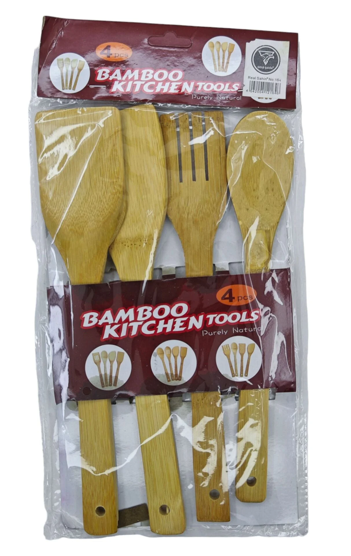 164   Real Şahin Bambu Kaşık Set 4Lü